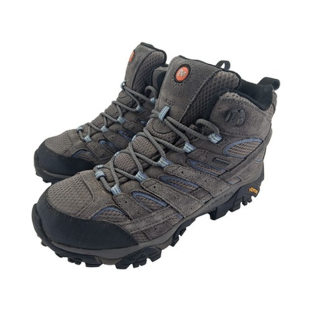 Merrell Moab 2 Mid Vent Hiking Shoes Womens Size 10.5 Gray Trail Vibram J06054